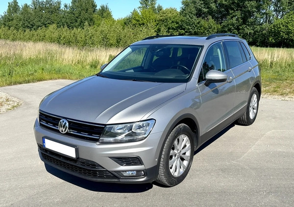 Volkswagen Tiguan cena 84999 przebieg: 160000, rok produkcji 2018 z Stawiski małe 79